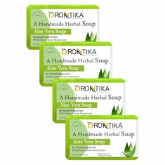 Aloe vera Handmade Herbal Soap (Pack of 4)
